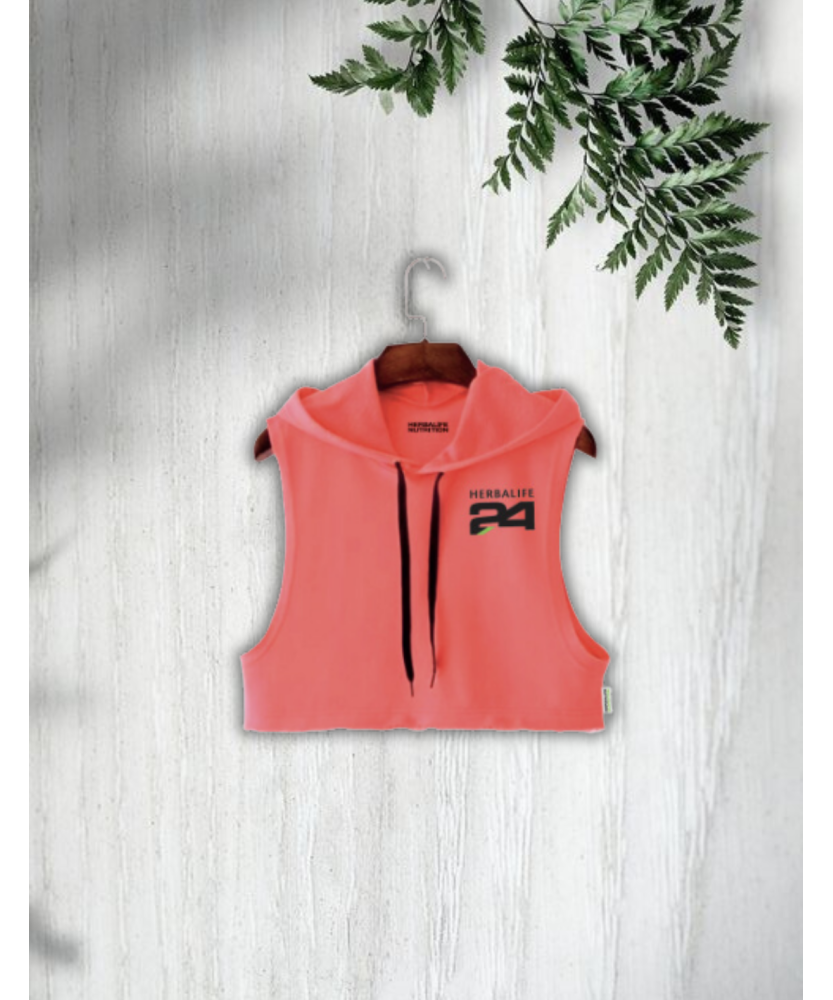 CROP TOP MET KAP H24